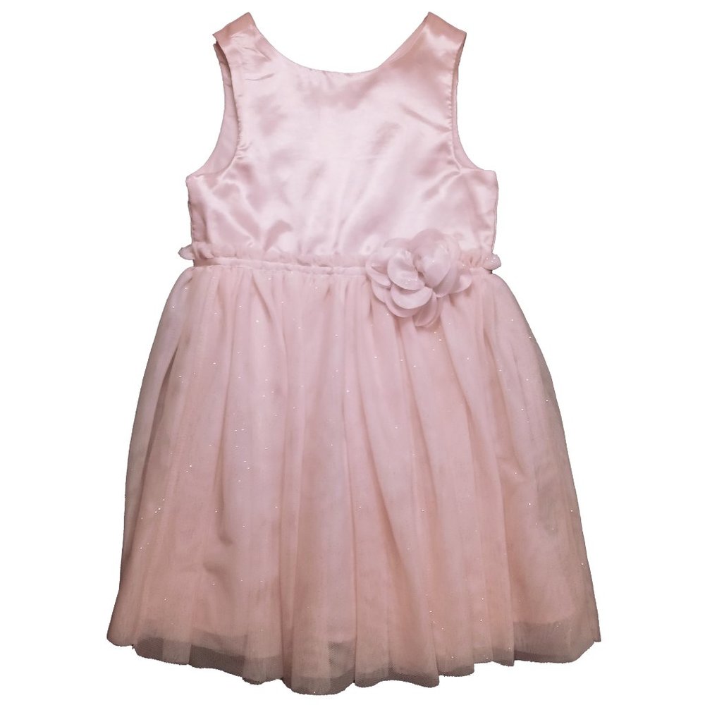 H&M Pale Pink Summer Spring Formal Party Dress Size US  2-3Y